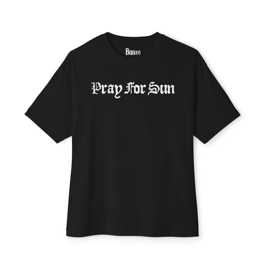 “Pray For Sun” Black/White OversizedTee