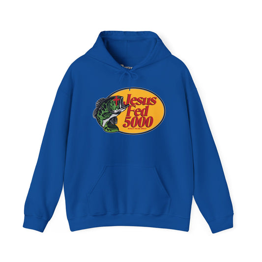 “Jesus Fed 5000” Royal Blue Hoodie