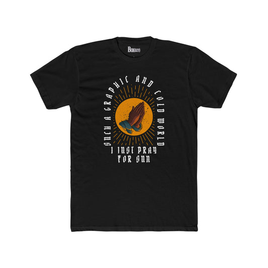 “Pray For Sun” Black Tee